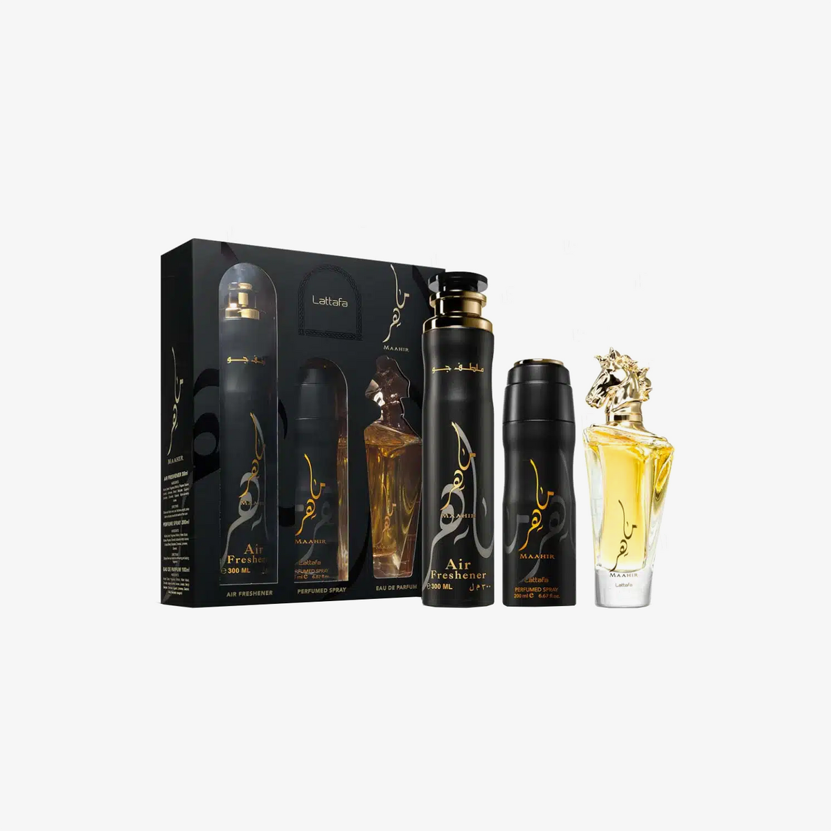 Coffret Lattafa Maahir Black Edition Set