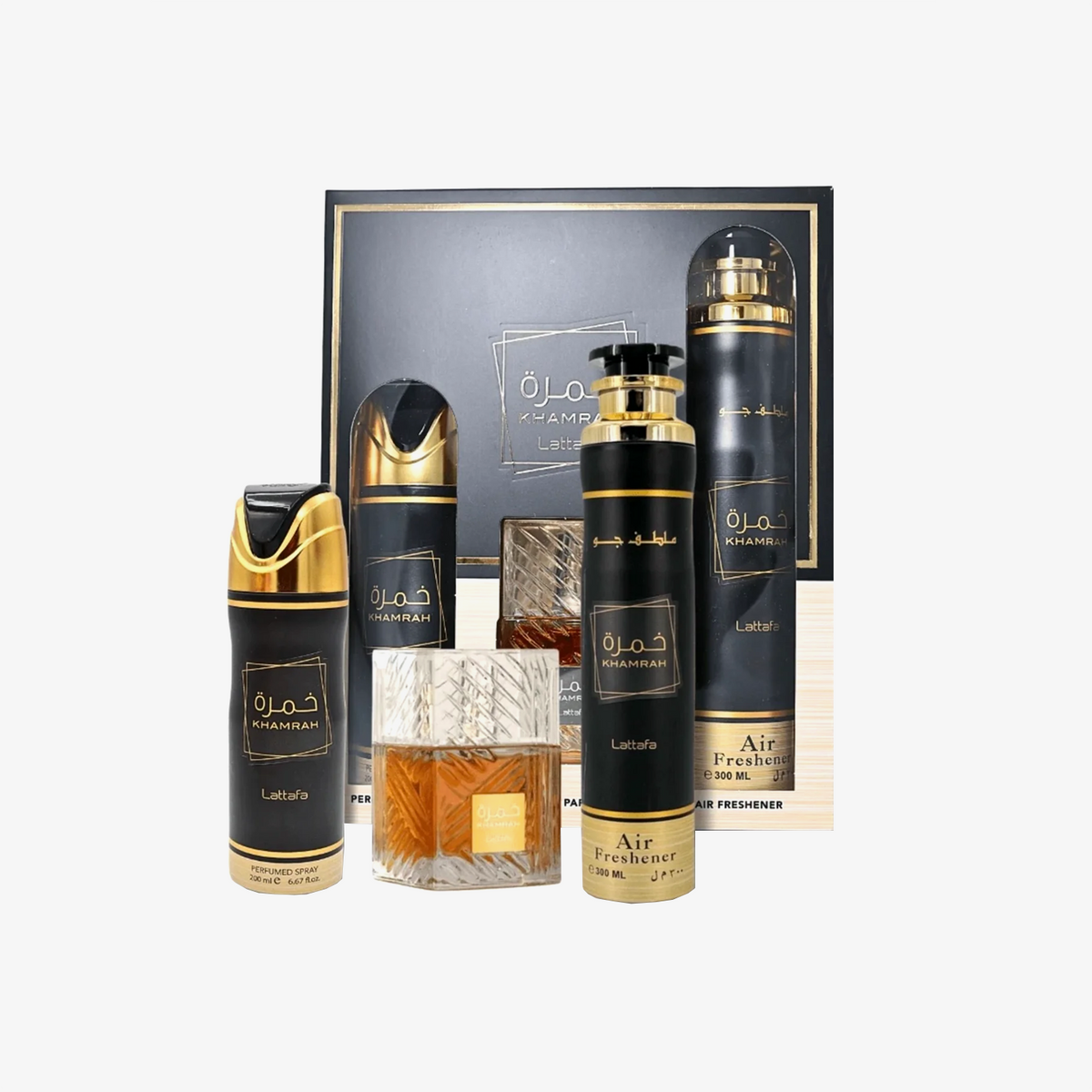 Coffret Lattafa Khamrah Désodorisant d'Intérieur
