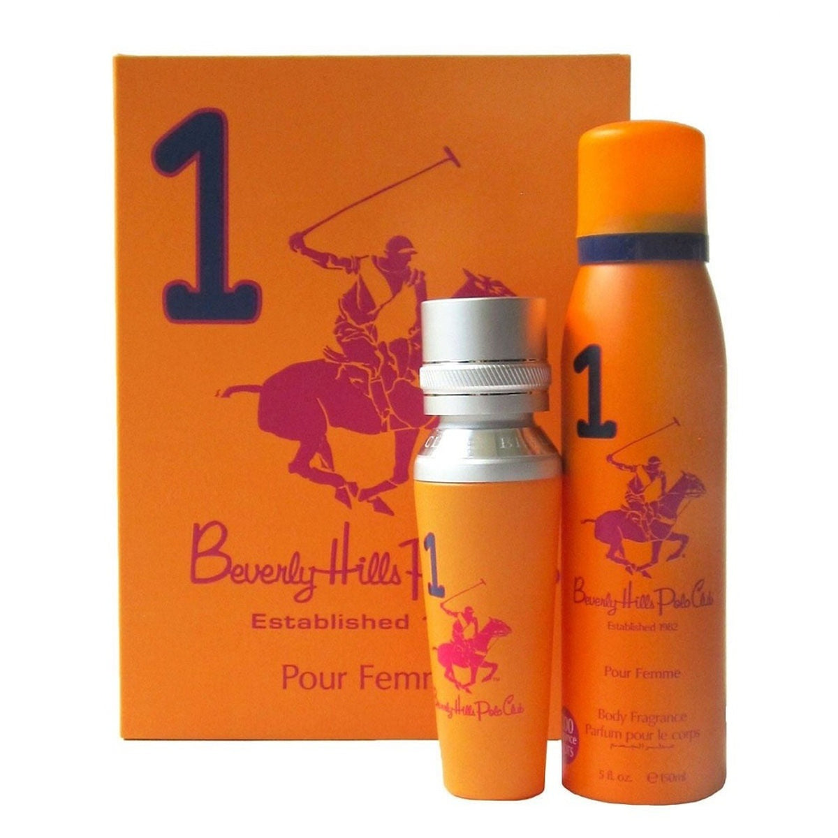 Coffret Beverly Hills Polo Club 1 Pour Femme Eau de Parfum
