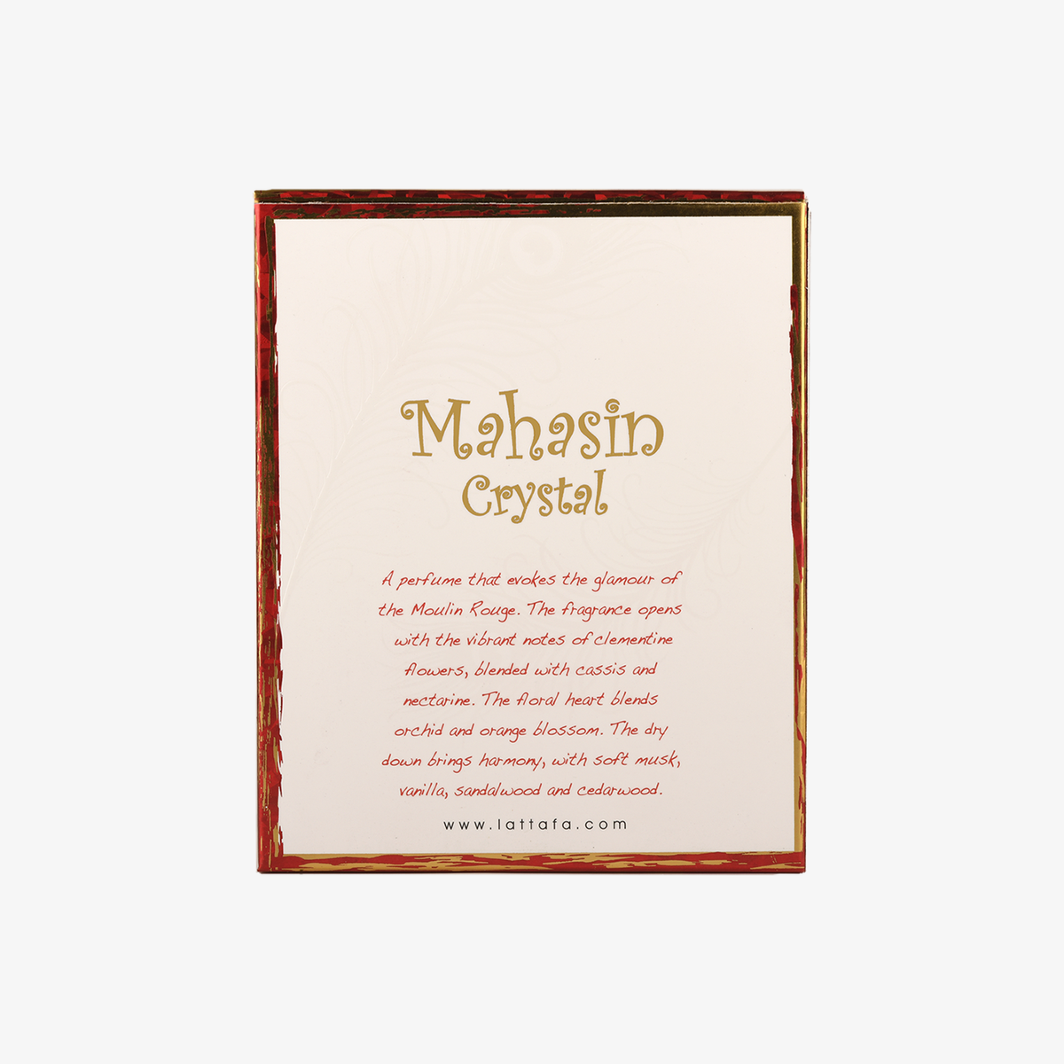 Lattafa Mahasin Crystal Eau de Parfum
