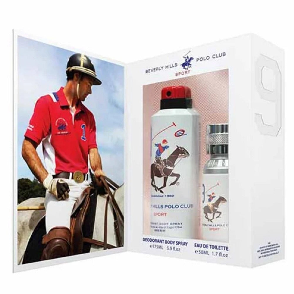 Coffret Beverly Hills Polo Club Sport 9 Eau de Toilette