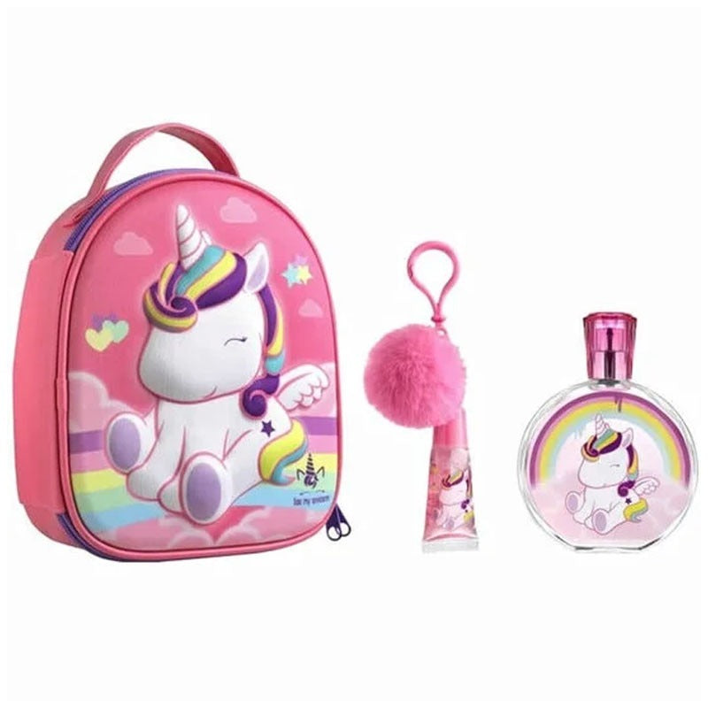 Coffret Airval Eau My Unicorn Eau de Toilette, Trousse 3D et Porte-clés