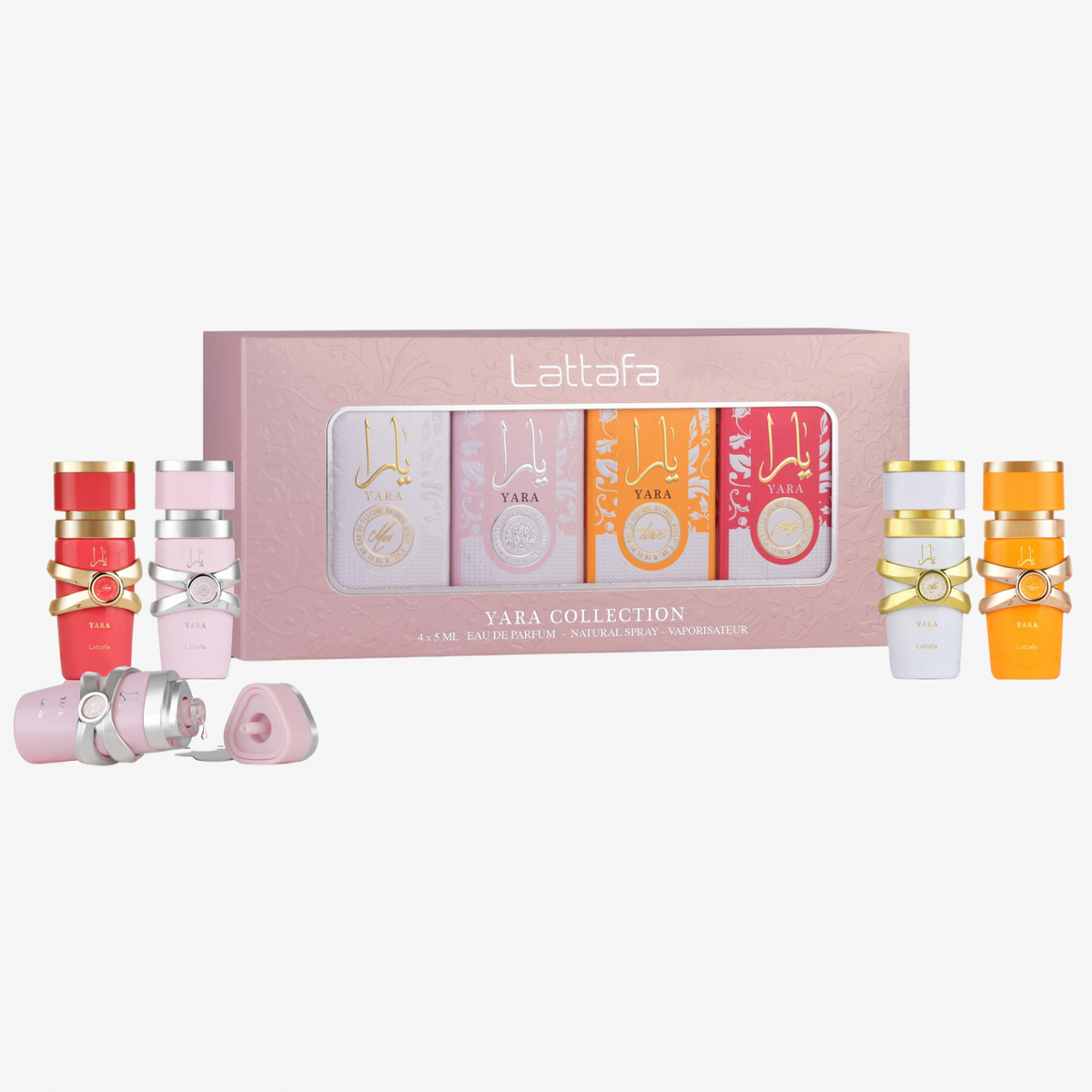 Lattafa Yara Mini Collection 4 X 5ML EDP Spray Eau de Parfum