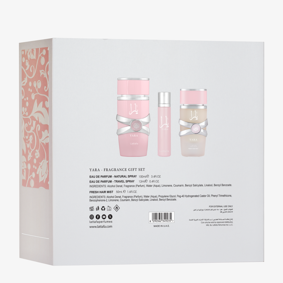 Coffret Lattafa Yara