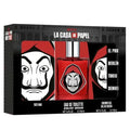 Coffret Airval La Casa de Papel Eau de Toilette, Gel Douche et Sac