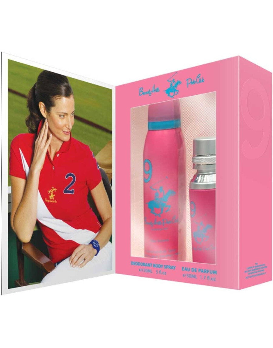 Coffret Beverly Hills Polo Club 9 Pour Femme Eau de Parfum