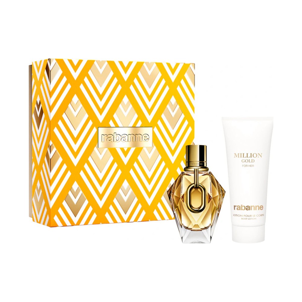 Coffret Rabanne Million Gold For Her Eau de Parfum 90 ml