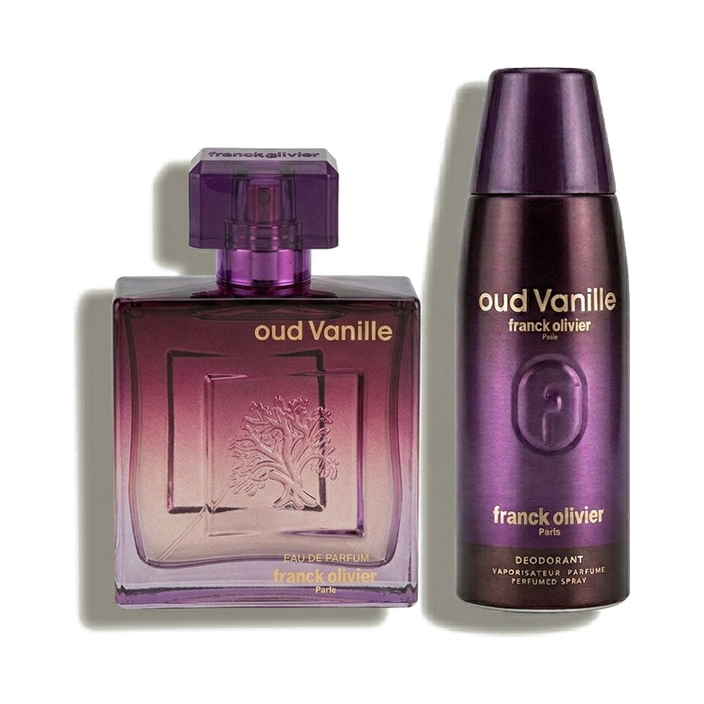 Coffret Duo Franck Olivier Oud Vanille Eau de Parfum + Déodorant