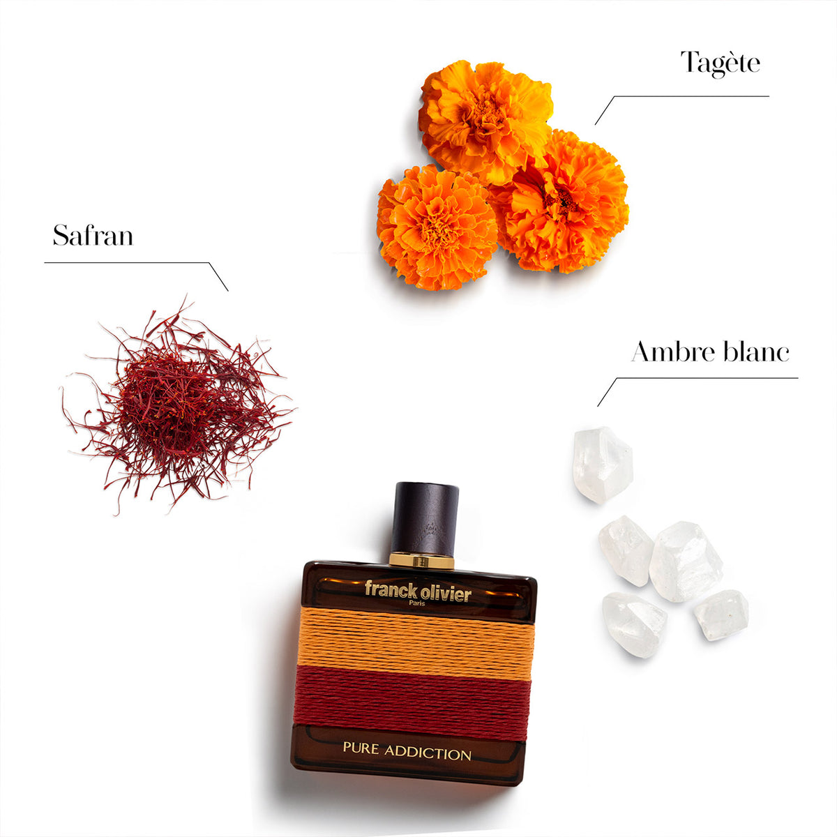 Coffret Duo Franck Olivier Pure Addiction Eau de Parfum + Déodorant